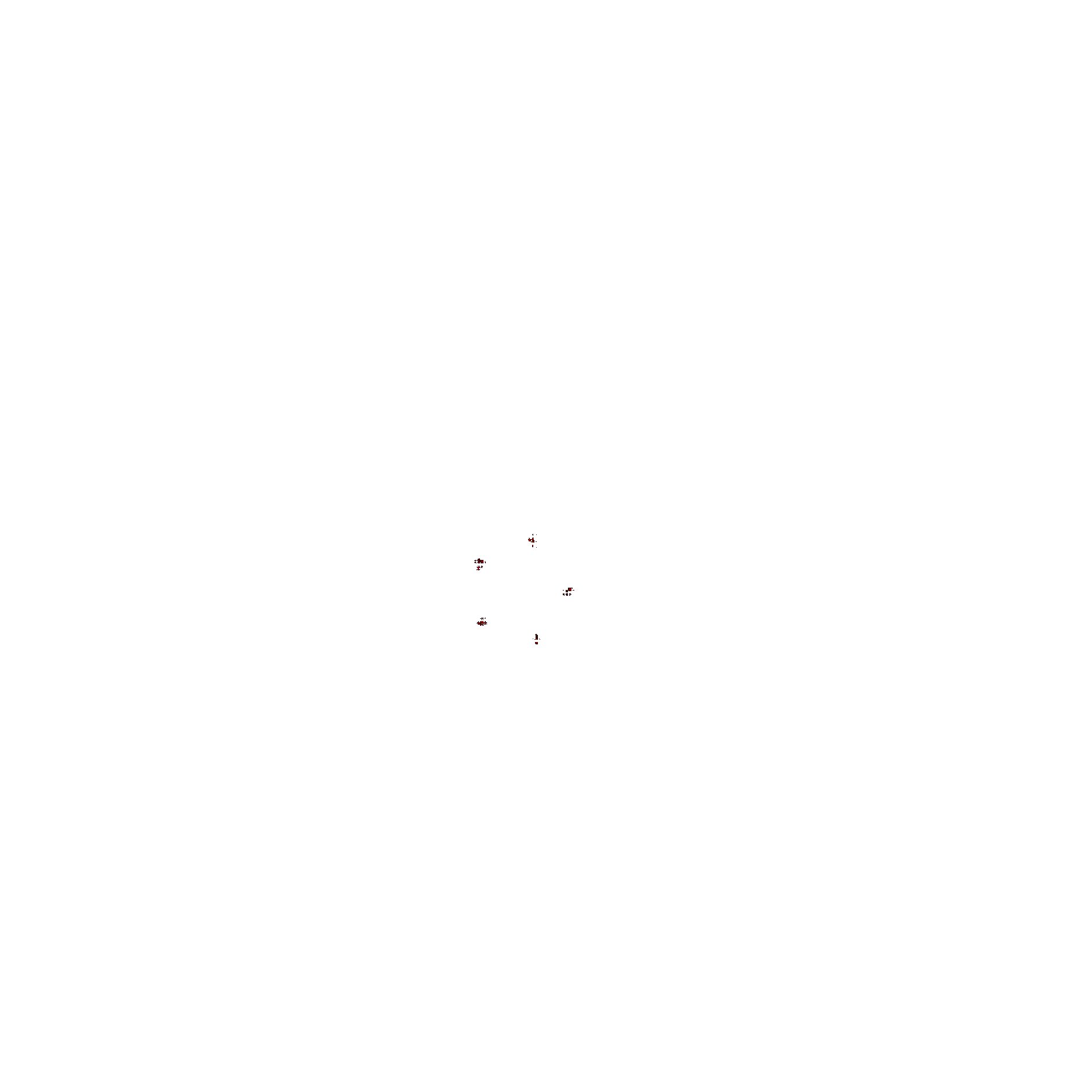 Animated red circuit traces around a pentagram